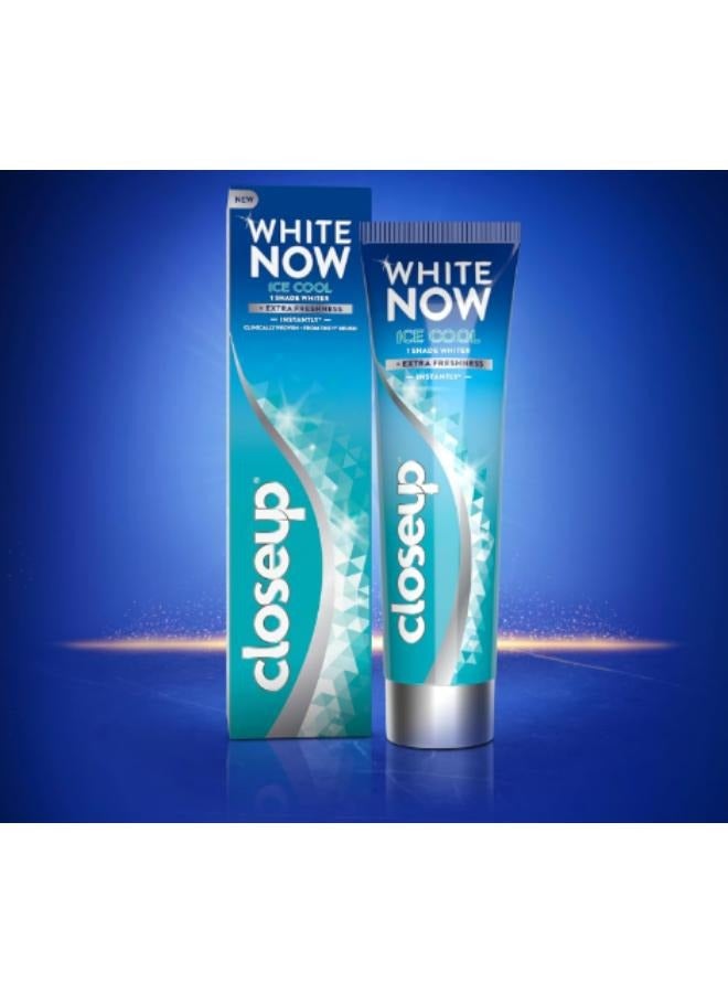 Close Up Set of 2 White Now Toothpaste (Ice Cool) 2 x 75 ml - Image 3