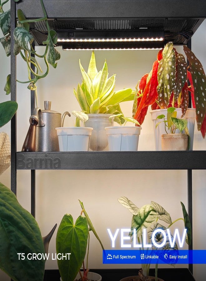 Barrina - Grow Lights For Indoor Plants, Full Spectrum Solar Light, Black Cover Led Bulbs, T5 Light Strip, 1Ft Plant Growing Plants - Image 2