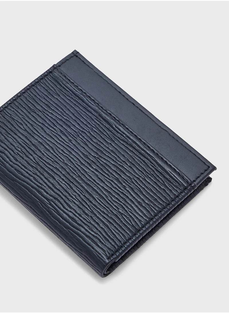 Robert Wood Textured Bi Fold Card Holder
