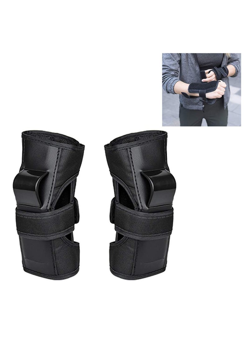 Kids Adults Protective Gear Wrist Guard, with Palm Protection Pads, for Multi Sports Skiing Skateboarding Inline Roller Skating Cycling Biking, Adjustable, for First Time Learner(1 Pair)(M) - Image 3