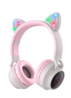 hoco. W27 Cat Ear Wireless Headphones – Bluetooth 5.0, Cute Design, Multi-Mode Playback for Music and Calls