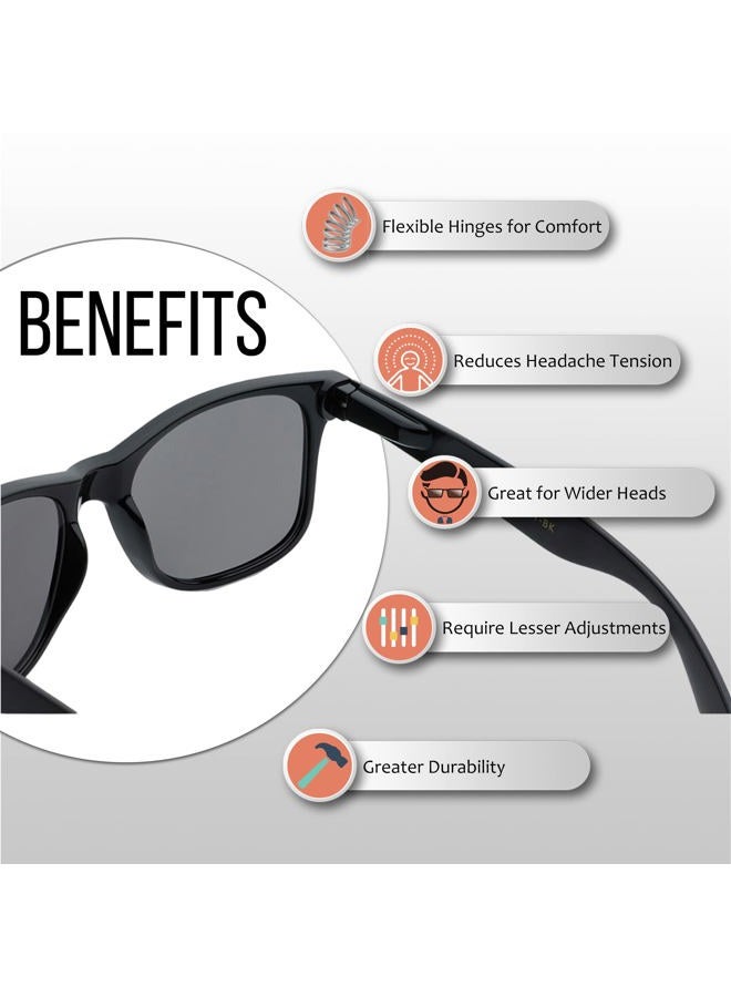 Got Shades Wholesale Bulk Unisex 80's Retro 100% UV Sunglasses for Adults - 10 Pack - w/Flex Hinges, One Size - Image 3