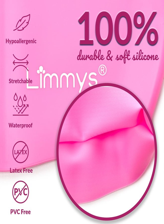 Limmys Kids Long Hair Swimming Cap - 100% Silicone Kids Swim Caps for Boys and Girls - Premium Quality, Stretchable and Comfortable Swimming Hats Kids- Available in Different Attractive Colours - Image 2