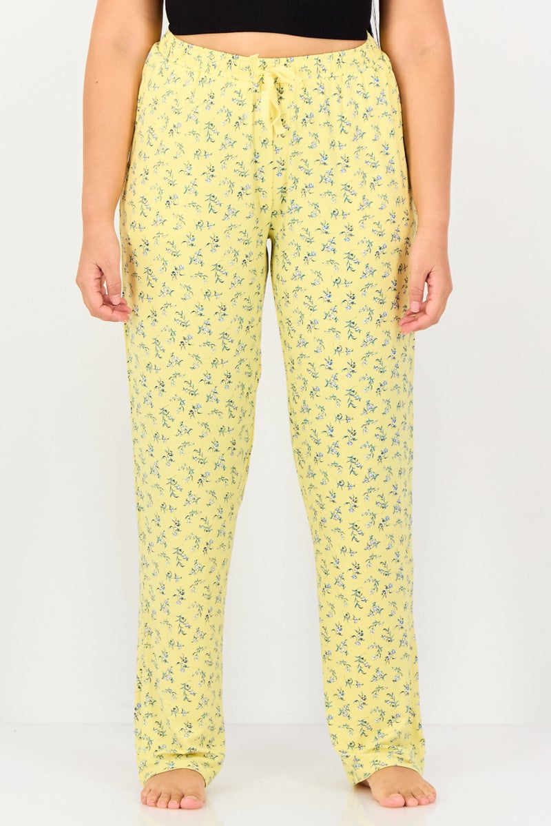 zivame Women Floral Print Drawstring Pajama Pants, Multicolor - Image 1