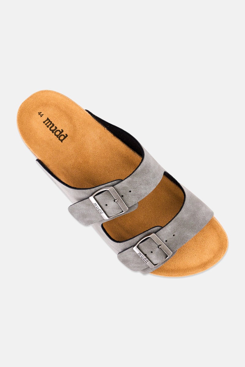 Mudd Men Slip On Cork Sandals, Grey - Image 4