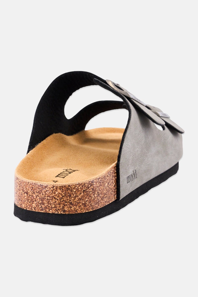 Mudd Men Slip On Cork Sandals, Grey - Image 2