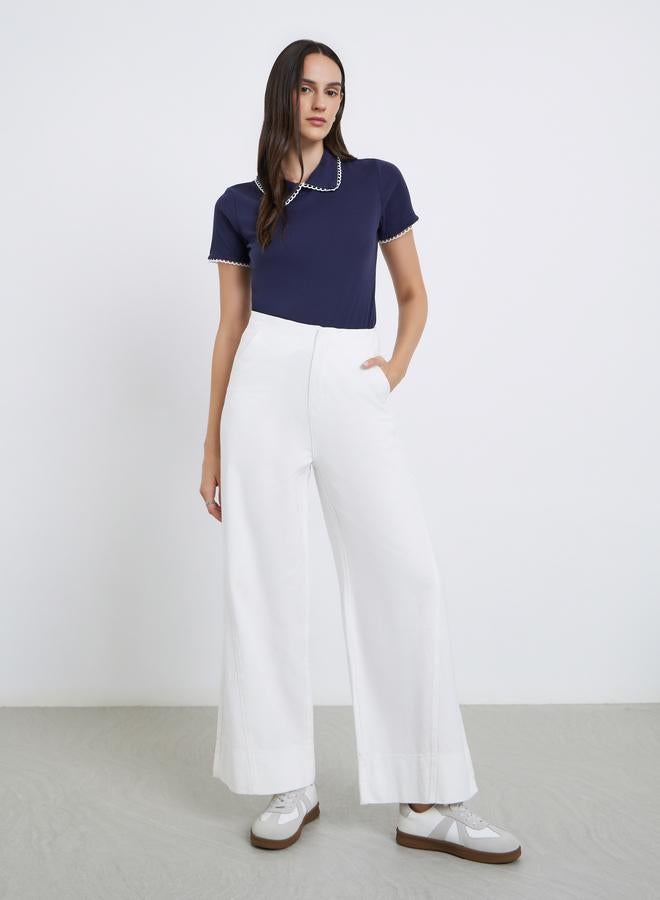 Styli High Rise Wide Leg Jeans - Image 2
