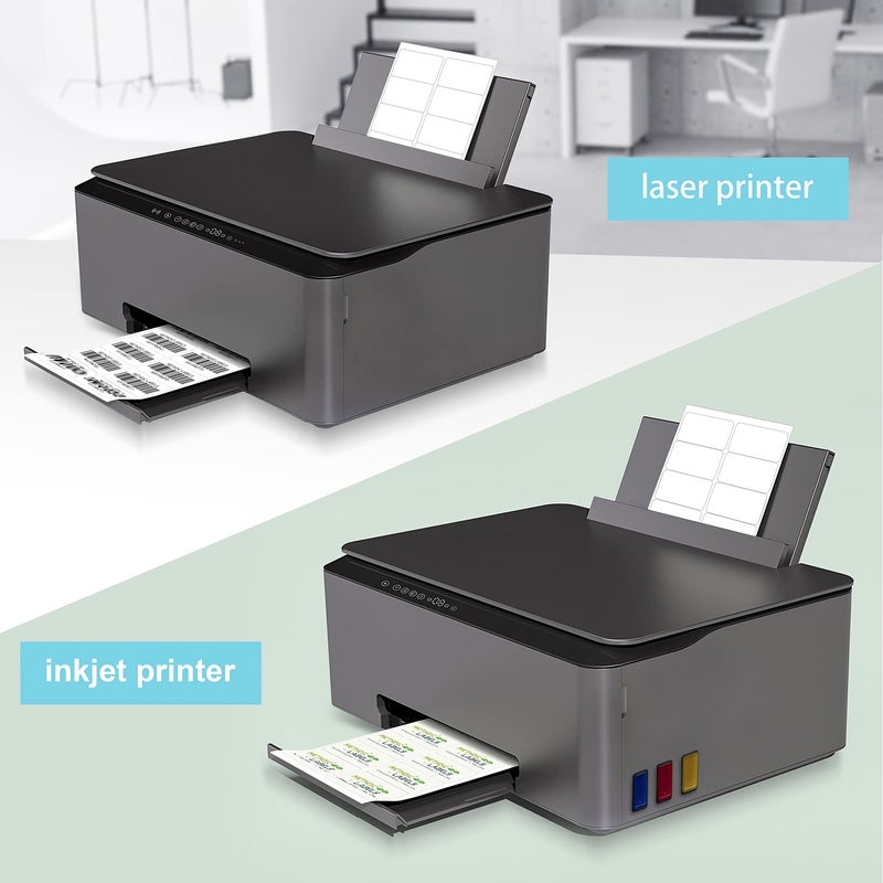Methdic Shipping Labels 2"Ã—4" 300 Labels Sticker Paper for Laser/Ink Jet Printer Mailing Labels 8.5"*11" White 10 per Sheet - Image 3