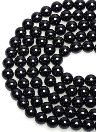 100 قطعة 8 مللي متر حجر السج الأسود الطبيعي الخرز الأحجار الكريمة الخرز المستديرة فضفاض لصنع المجوهرات مع الحبل تمتد الكريستال - pzsku/Z5642AC48D7A4C93E2497Z/45/1754679719/1b3ffba6-556f-4160-99f5-9975f4f3892c