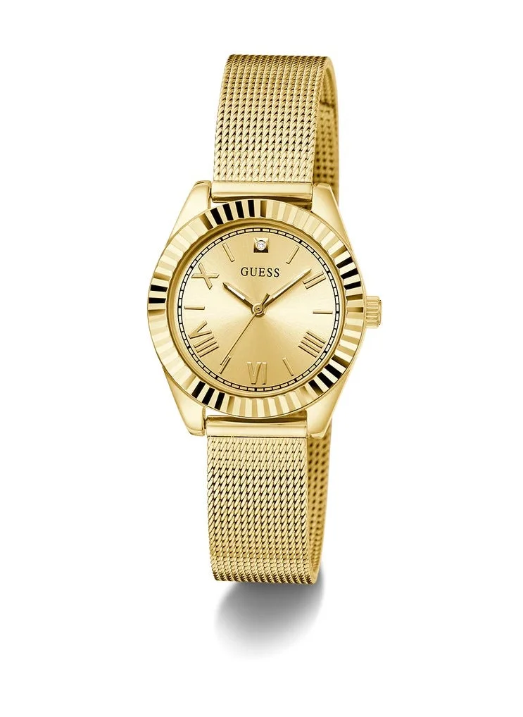 GUESS Mini Luna Mesh Strap Analog Watch