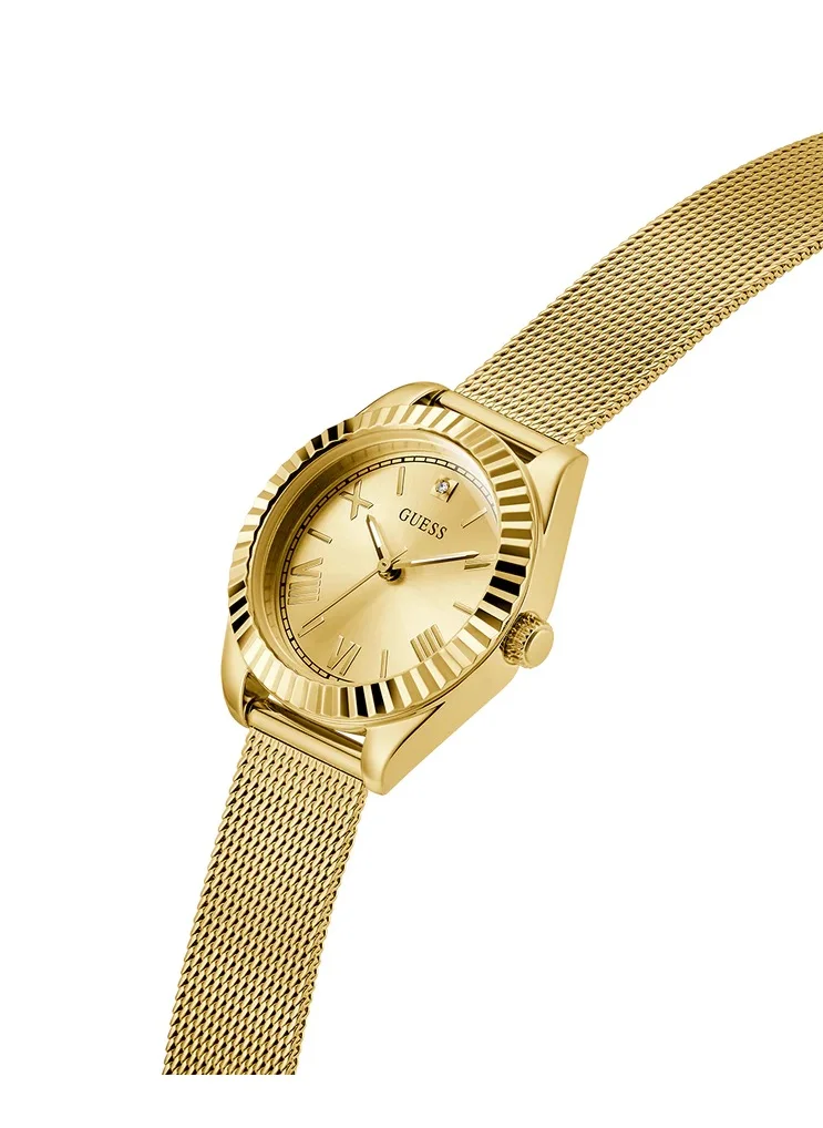 GUESS Mini Luna Mesh Strap Analog Watch