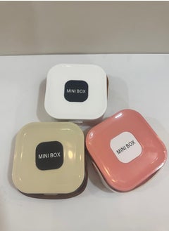 Brides 3-Pack Small Makeup Jewelry Organizer Box - Inner Bag with Mirror  - Image 3