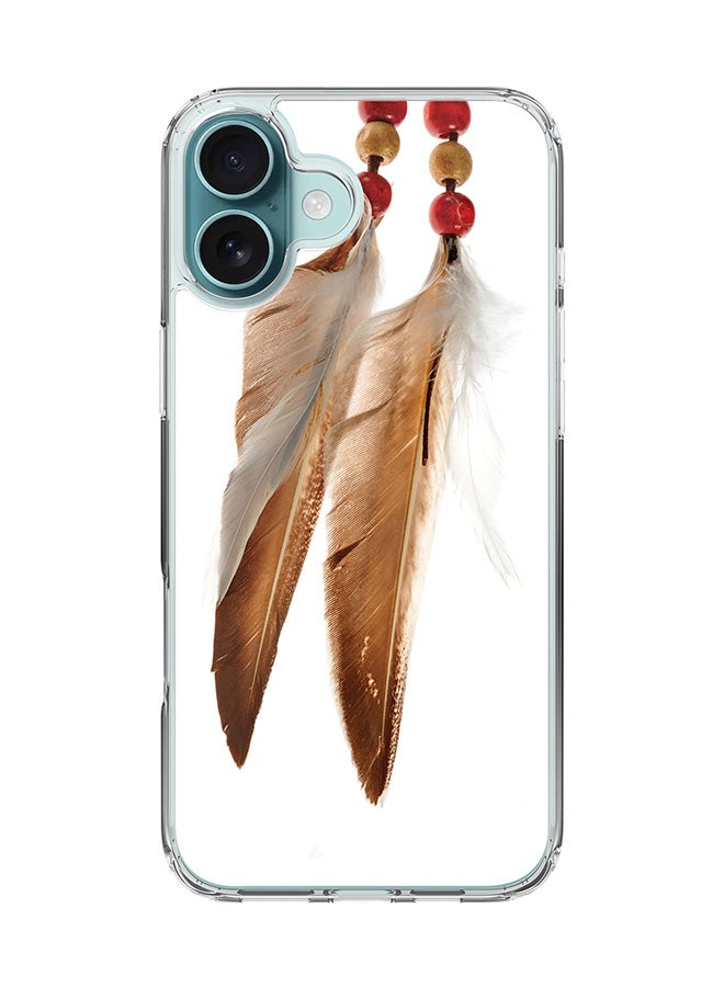 Stylizedd For iPhone 16 Plus Case [Compatible with MagSafe] Slim Magnetic cover Clear Phone Case - Chief Longfeathers FP - Image 1