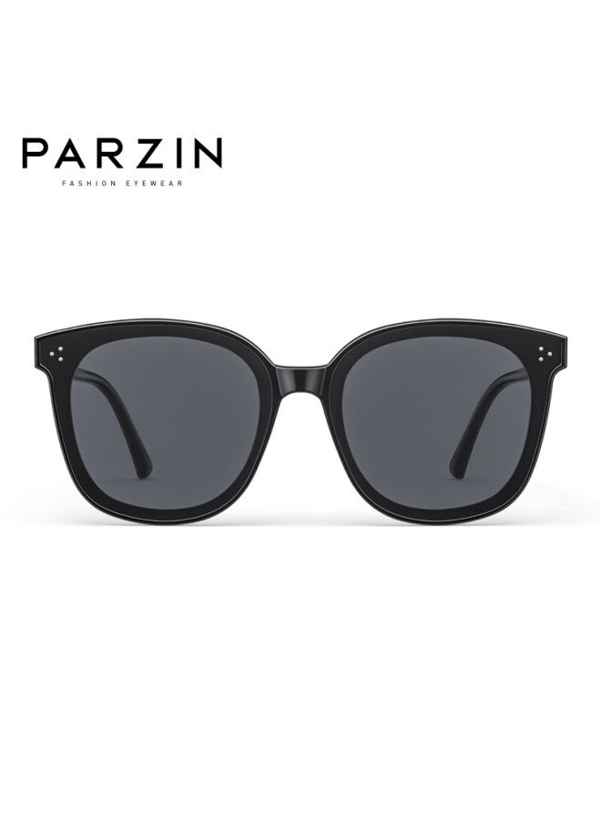 Parzin Polarized Sungl For Women, Fan Chengcheng Style Black Oversized Square Frame Gl For Couples, Driving Sungl For Men 91620 - Image 5