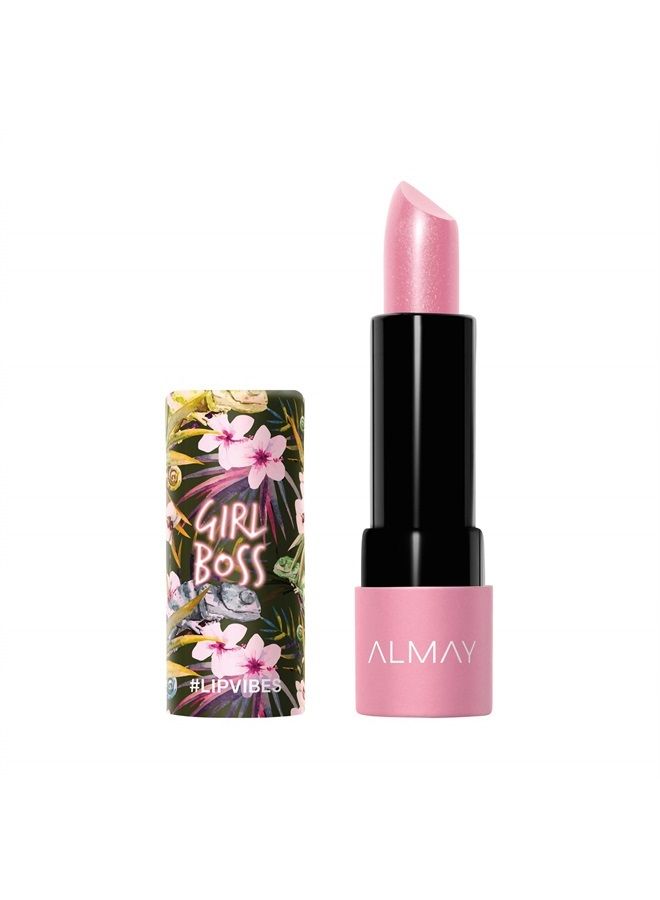 Almay Lip Vibes Lipstick with Vitamin E Oil & Shea Butter, Matte Finish, Hypoallergenic, Girl Boss, 0.14 Oz - Image 3