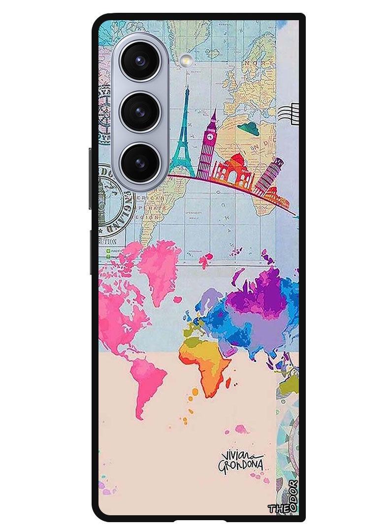 Theodor Protective Case Anti Scratch Shock Proof Bumper Cover For Samsung Galaxy Z Fold 6 Travel - Image 1