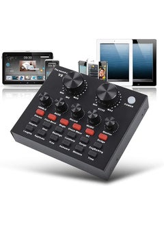 Arabest V8 Sound Card Live Device Broadcastsound Card Bluetooth Digital Display Dsp Chip 16 Sound Effects For Phone Computer Pc Audio Broadcast  - Image 1