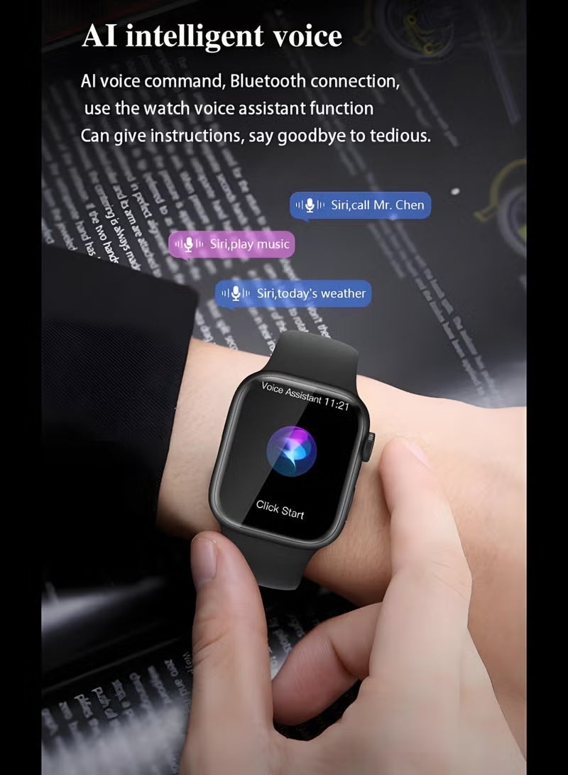 Smart Watch S12 MAX TFT Display Bluetooth Calling Waterproof Business Fitness Watch Heart Rate Monitor Compatible with Android IOS Grey - Image 5