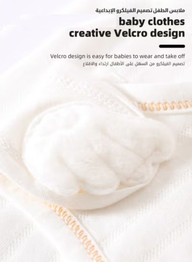 DOOKOO 24PCS Newborn Baby Gifts Set, Newborn Layette Gift Set, Baby Clothes Accessories Set for Boys and Girls, Premium Cotton, Perfect Gift Box with Beautifully Suitcase for Spring Summer Autumn Winter - Image 5