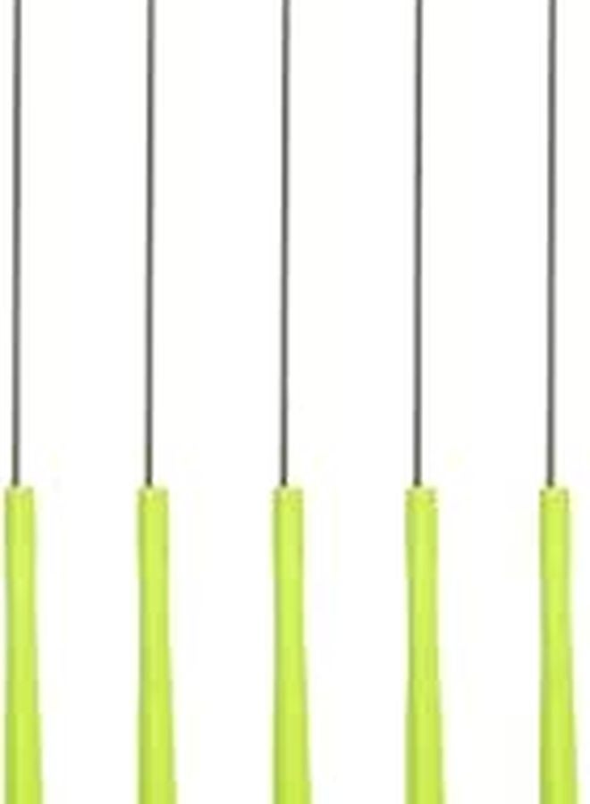Ergonomic Latch Hook Crochet Needles Set of 5 with Comfort Grip for Yarn Crafting and Wig Making - Image 1