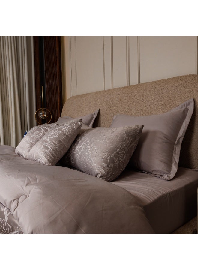 FoamZone Jacquard Microfiber Comforter, 10 PCs Single Size 260x170 cm - Image 2