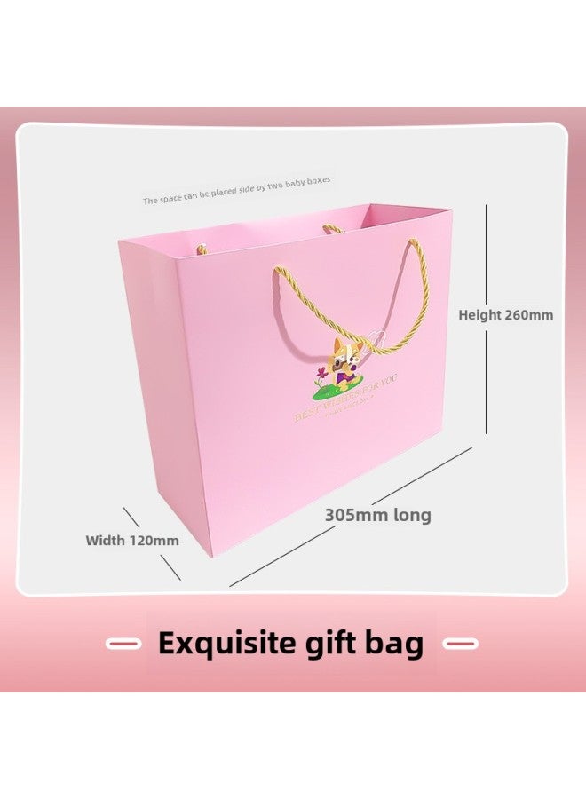 Cotton Doll Window Baby Box Portable Gift Bag Express Outer Packing Box Aircraft Box Thickened 5-layer Special Packaging-Color:Baby Box Special Express Box  - Image 4