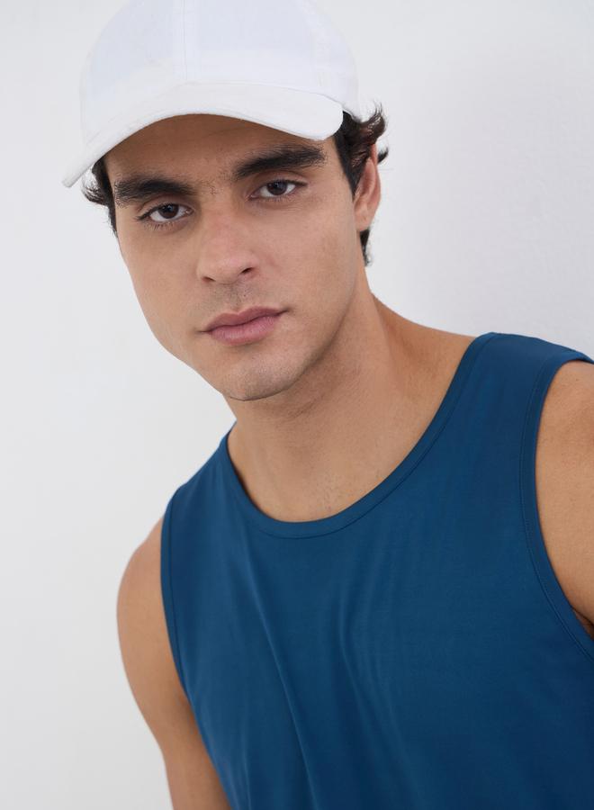 Styli Men Back Printed Racerback Active Tank - Image 4