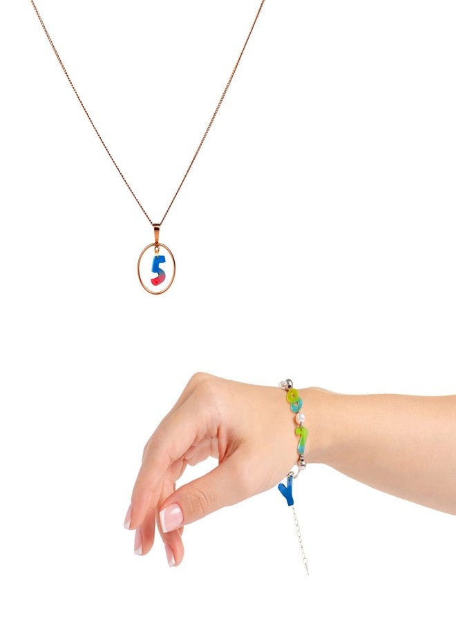 Smays Resin Earring Molds for DIY Jewelry Making - Alphabet Letter & Number Silicone Molds for Epoxy Resin Crafts, Mini Pendant Charms - Image 4