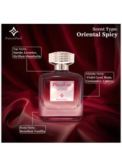 Frais Et Frais Frais Et Frais PLUS D'OR  PERFUME 100ml   - EDP - For Him & Her  - Image 4