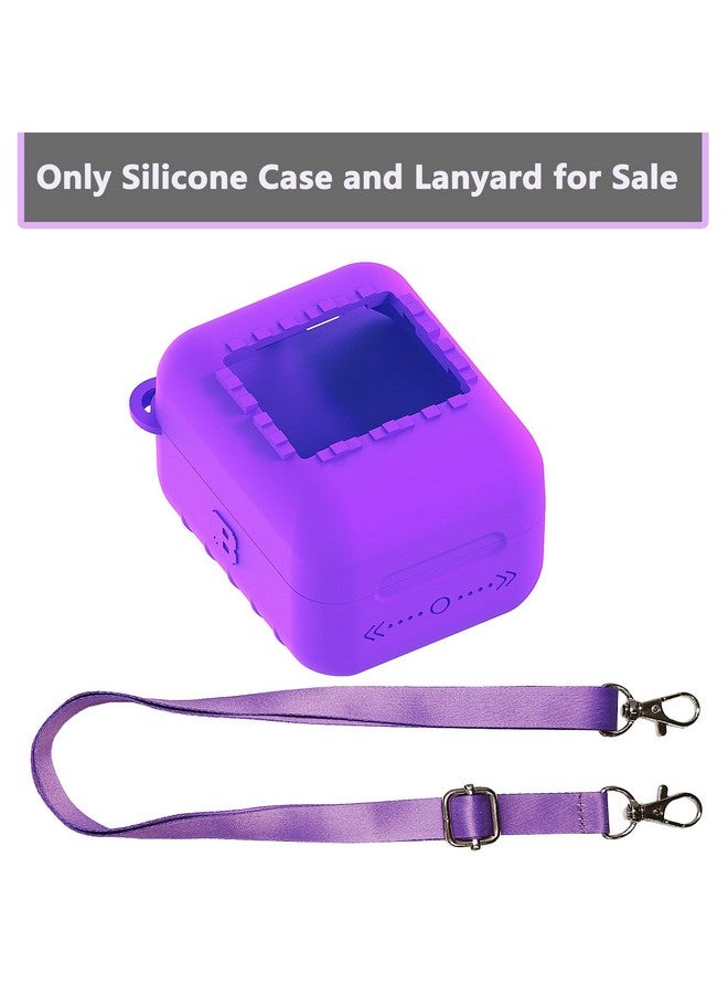 RAWECUD Silicone Case For Bitzee Orginal Interactive Toy Digital Pet, Protective Skin Cover For Bitzee Virtual Electronic Digital Pet And Case Accessories (Purple Case) - Image 2