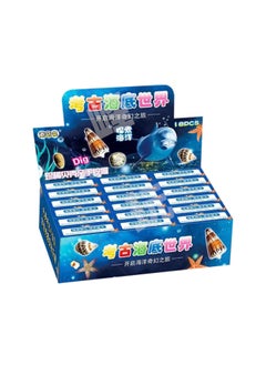Children's Glass Gold Ingot Archaeological Fossils Price Mining Handmade Toys Spot Direct Mixed Wholesale-Color:18 Enters The Sea World Archaeological [free Two-piece Tool Set]