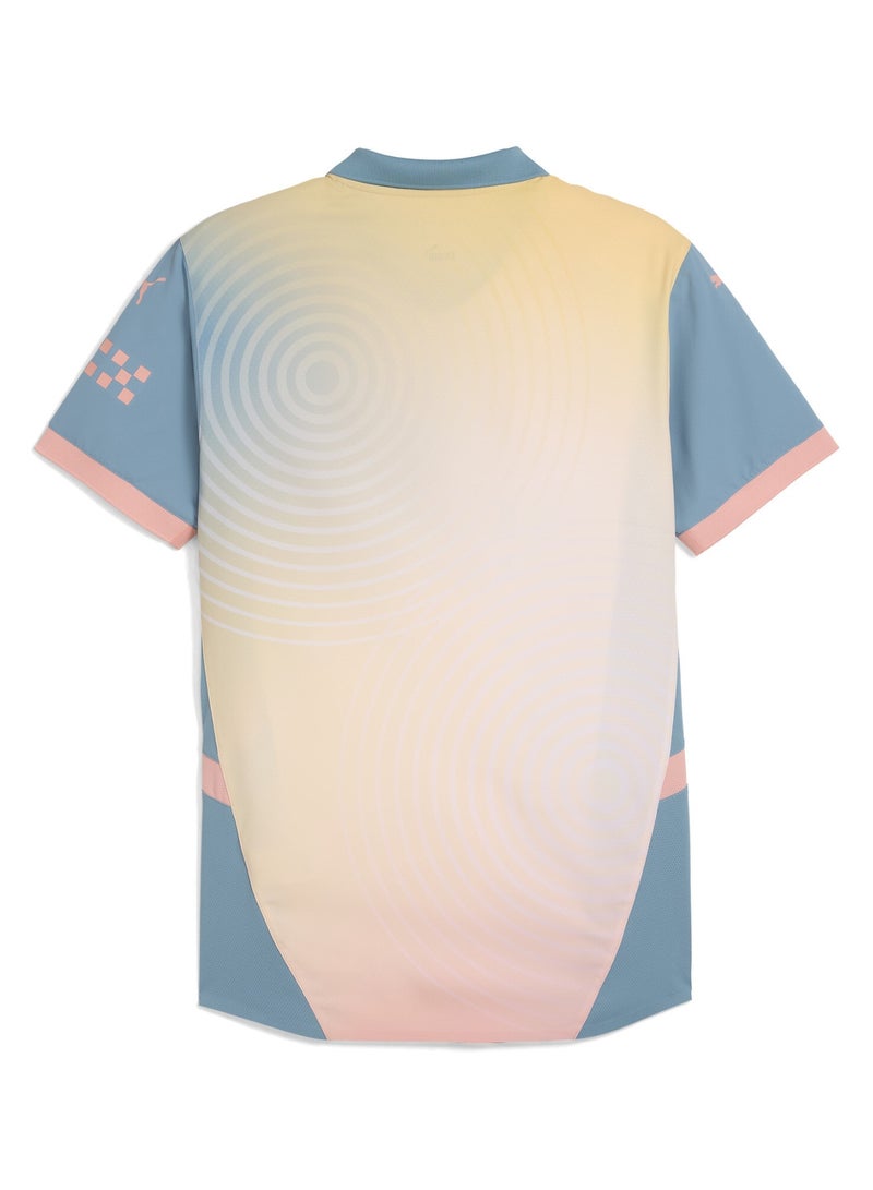 PUMA Manchester City Mens Pink 24/25 Authentic Fourth Jersey - Image 2