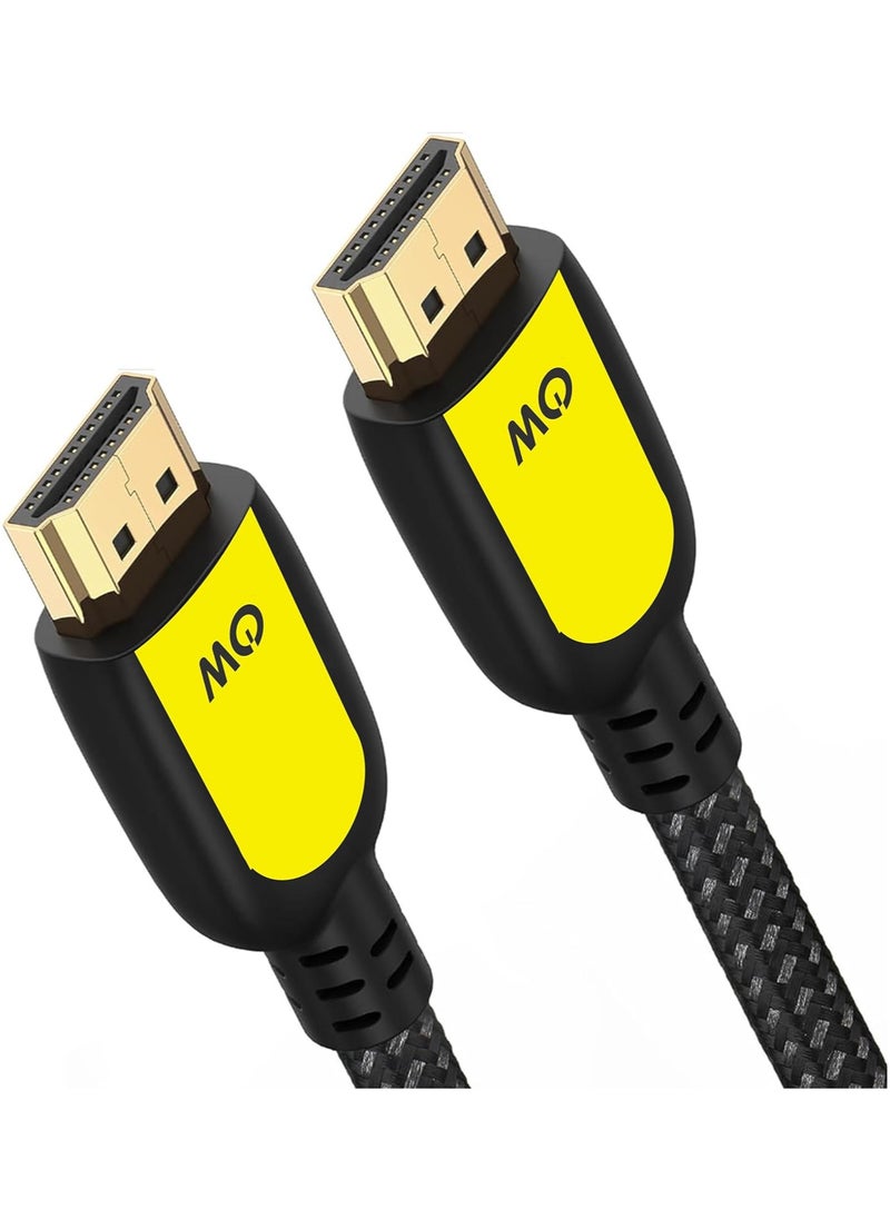 MOWSIL 8K HDMI Cable 2.1 2Mtr, 8K@60Hz HDMI 2.1 High-Speed HDMI to HDMI Video Ultra HD 3D 8K HDMI Braided Compatible with MacBook Pro TV Switch Xbox PS5 PC Laptop  - Image 1