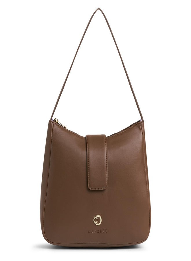 Caprese Irina Medium Hobo Bag for Women with Shoulder Strap | Stylish, Versatile Handbag for Everyday Use | Perfect for Casual Outings, Work, Travel, and Special Events (Chocolate Brown) - Image 1