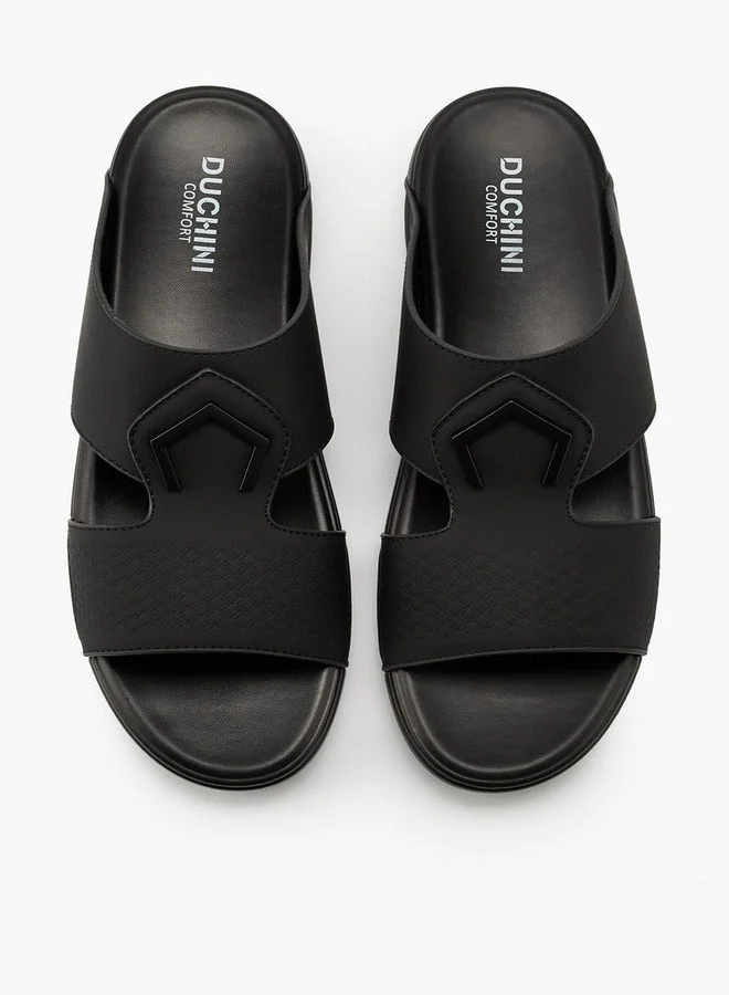 دوتشيني صنادل رجالية سهلة الارتداء بنقوش