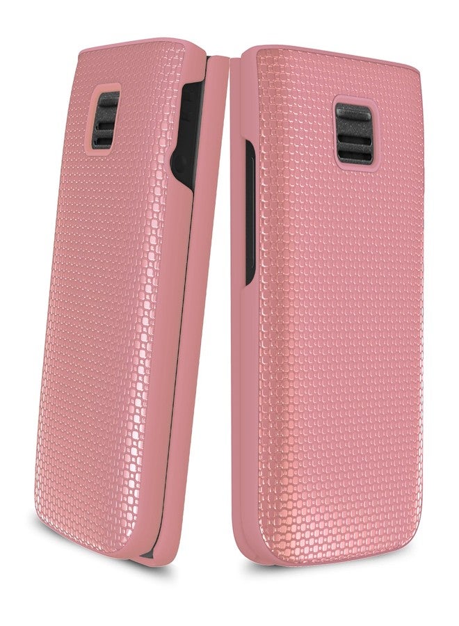 Mocotto for TCL Flip 3 Phone case with Screen Protector Slim Hard Shell Protector Cover for T435 (2024) (TCL Flip 3,Rose Gold) - Image 4