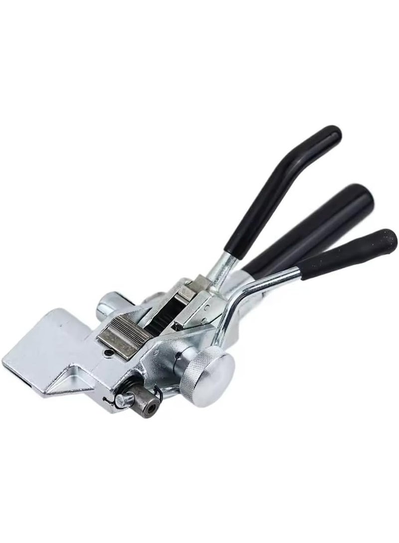 Rubik Steel Strapping Tensioner Tool for 8mm-25mm Width & 1mm or Less Thickness, Heavy Duty Tensioner & Cutting for Steel Banding Packaging (Black/Silver) - Image 5