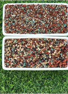Generic Horticultural grit, Garden stones, Mixture of maifan, zeolite stone, red and black lava stone, pumice stone for Bonsai, Cactus, Succulent and Orchid. 1.6lb  - Image 4