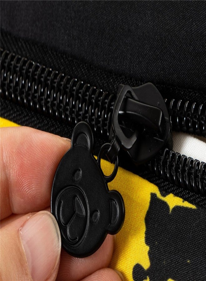 NTBED طقم مفروشات NTBED مطبوع عليه رسومات ألعاب، بسحاب، مقاس مفرد للأطفال الأولاد، خفيف الوزن، مصنوع من الألياف الدقيقة المصبوغة بتقنية التاي داي، يتضمن لحافًا مع ملاءة مثبتة وأغطية وسائد، متعدد الألوان. - Image 5