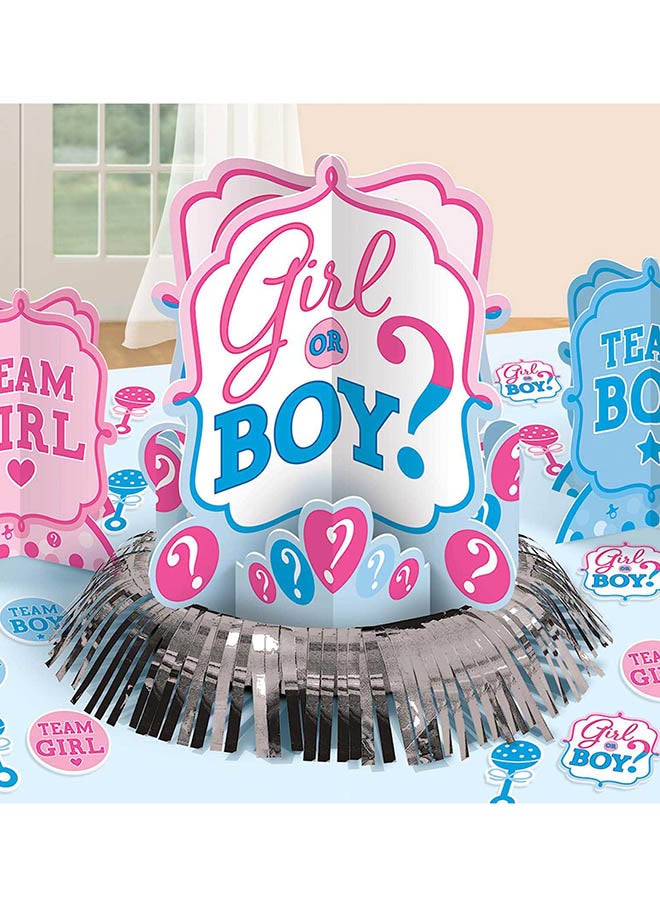Amscan Baby Shower - Girl Or Boy? Table Decorating Kit