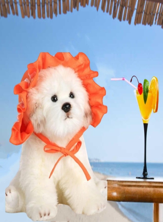 PetPhindU Pet Dog Sun Protection Hat - Outdoor Sports Cap, Sunbonnet With Lace-up Thin Section Headwear - Summer Pet Accessory, Multicolored - Image 3