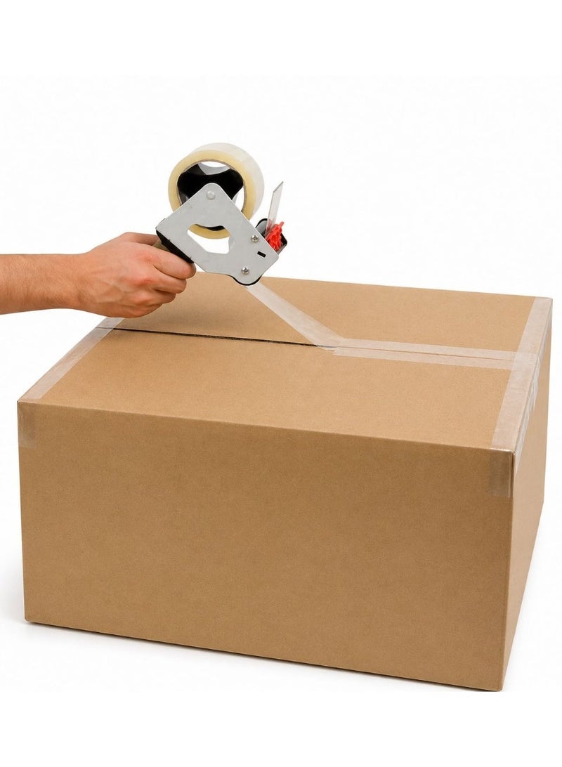 sgcollections Heavy Duty Packing Tape 4.8cm x 100Y | Strong Adhesive Transparent BOPP Tape | Carton Sealing & Moving Tape | 6 Rolls Pack - Image 4
