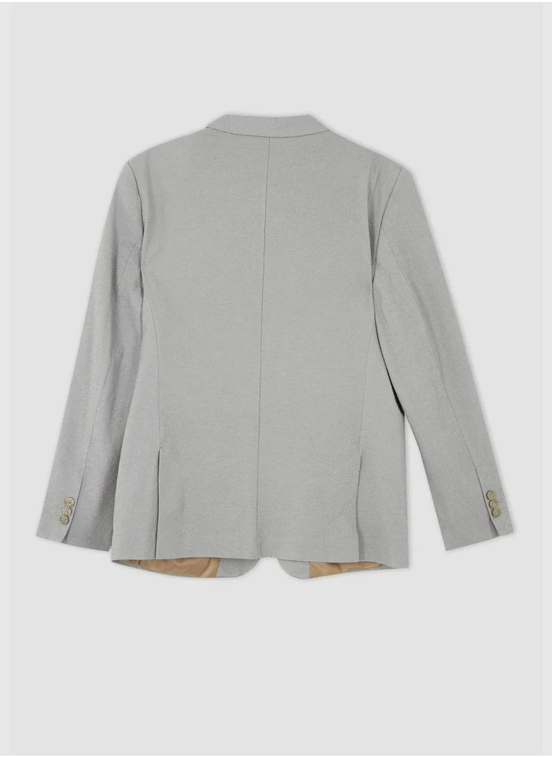 DeFacto Man Slim Fit Mono Neck Blazer