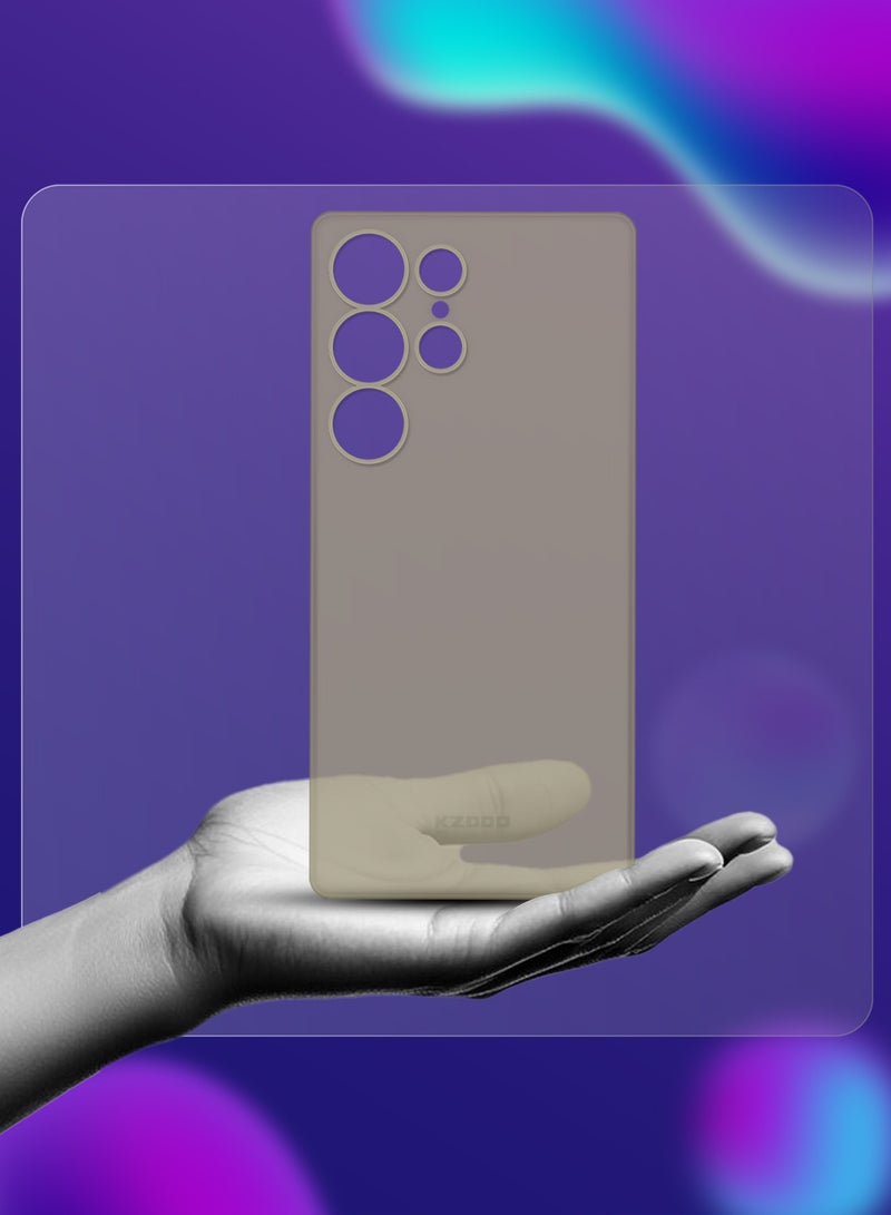 KZDOO 3Packs Case for Galaxy S25 Ultra Air Skin Case All Around Full Protection Ultra Slim 0.3mm Thickness 4g Feather Weight with Two 3D Screen Protector- Titanium Grey - Image 5