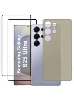 KZDOO 3Packs Case for Galaxy S25 Ultra Air Skin Case All Around Full Protection Ultra Slim 0.3mm Thickness 4g Feather Weight with Two 3D Screen Protector- Titanium Grey  - Image 1