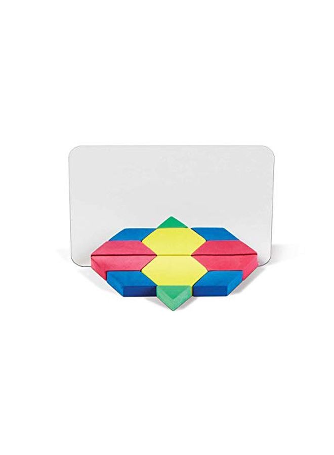hand2mind مرايا بلاستيكية 4 × 6 بوصة (عبوة من 4 قطع) - Image 3