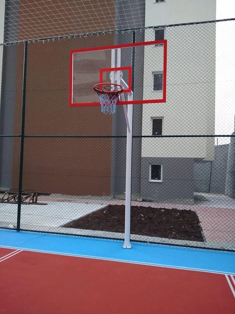 adelinspor Mia Basketball Hoop 105*180 8 mm Solid Polycarbonate 45 cm Spring Hoop