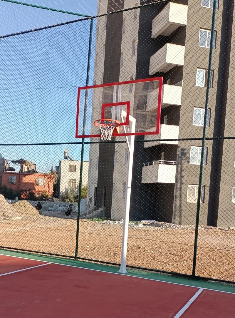 adelinspor Mia Basketball Hoop 105*180 8 mm Solid Polycarbonate 45 cm Spring Hoop