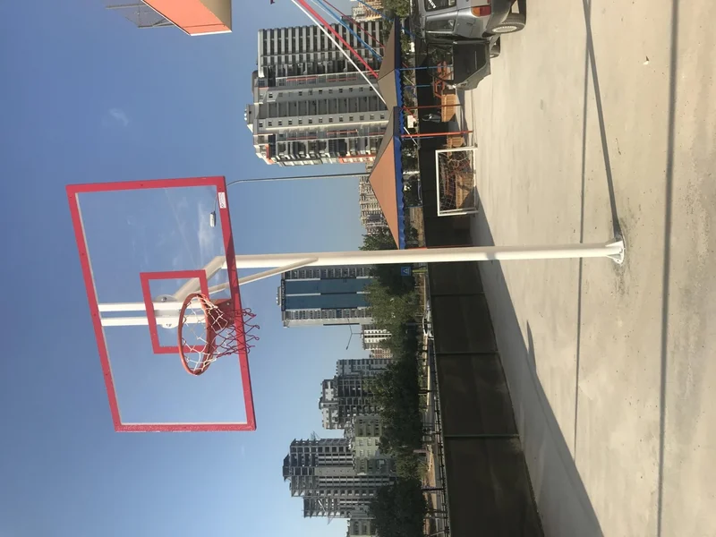adelinspor Mia Basketball Hoop 105*180 8 mm Solid Polycarbonate 45 cm Spring Hoop