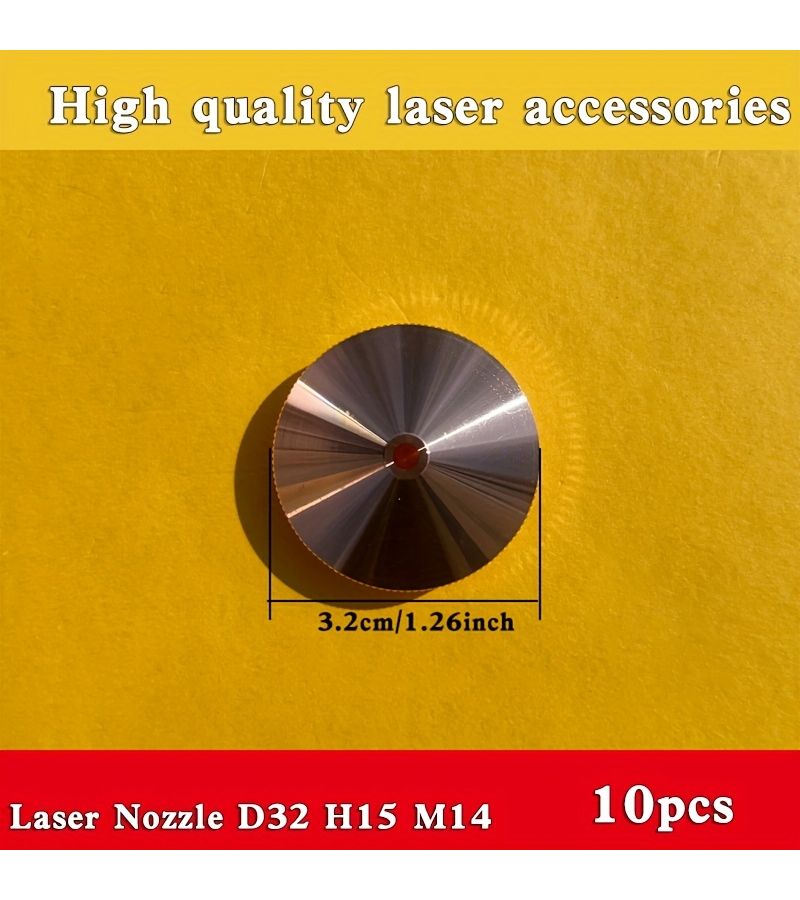 10 Pcs Industrial Laser Nozzle Double Layer 3 0mm Caliber 32mm Dia For Fiber Laser Cutting Machines - Image 4